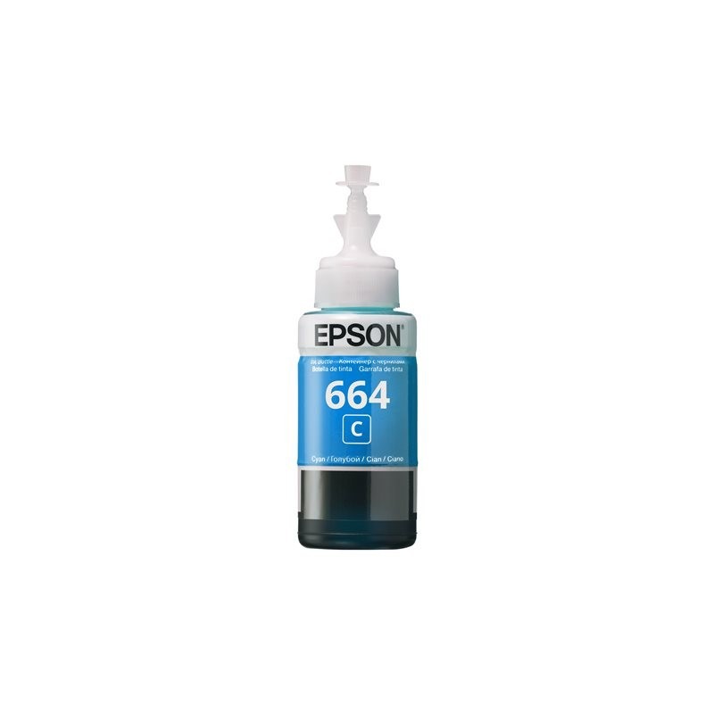 EPSON C13T66424A Tusz Epson T6642 cyan 70ml L100/L200 EPSON C13T66424A Tusz Epson T6642 cyan 70ml L100/L200