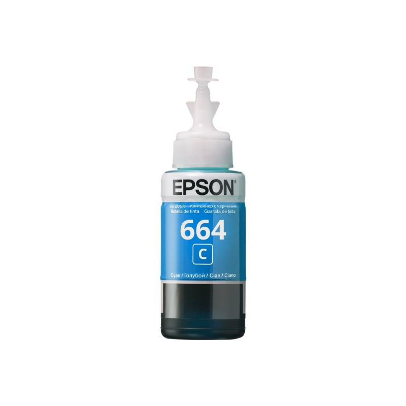 EPSON C13T66424A Tusz Epson T6642 cyan 70ml L100/L200 EPSON C13T66424A Tusz Epson T6642 cyan 70ml L100/L200