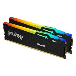 Pamięć DDR5 Fury Beast RGB 32GB(2*16GB)/6400 CL32 EXPO czarna