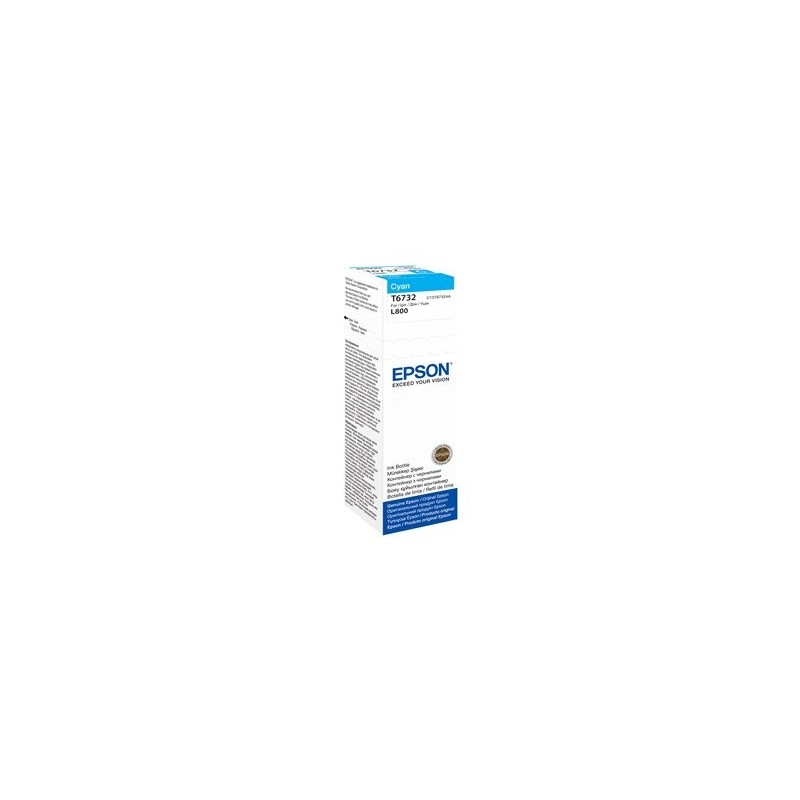 EPSON C13T67324A Tusz Epson T6732 cyan 70 ml L800 EPSON C13T67324A Tusz Epson T6732 cyan 70 ml L800