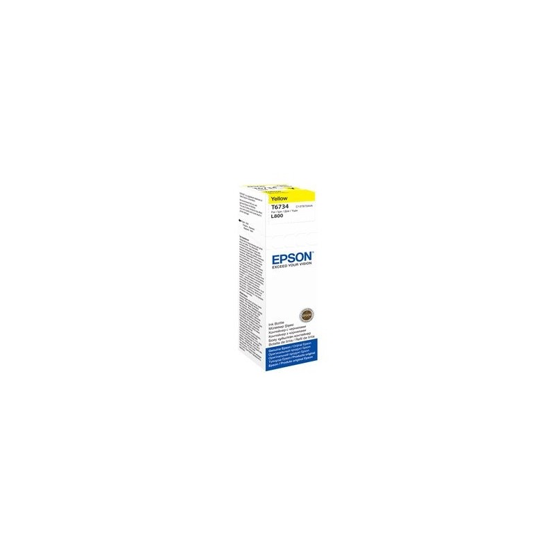 EPSON C13T67344A Tusz Epson T6734 yellow 70 ml L800 EPSON C13T67344A Tusz Epson T6734 yellow 70 ml L800
