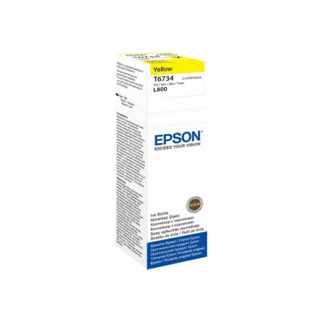 EPSON C13T67344A Tusz Epson T6734 yellow 70 ml L800 EPSON C13T67344A Tusz Epson T6734 yellow 70 ml L800