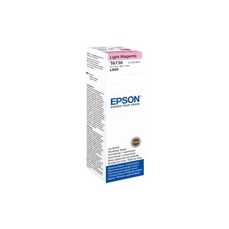 EPSON C13T67364A Tusz Epson T6736 light magenta 70 ml L800 EPSON C13T67364A Tusz Epson T6736 light magenta 70 ml L800