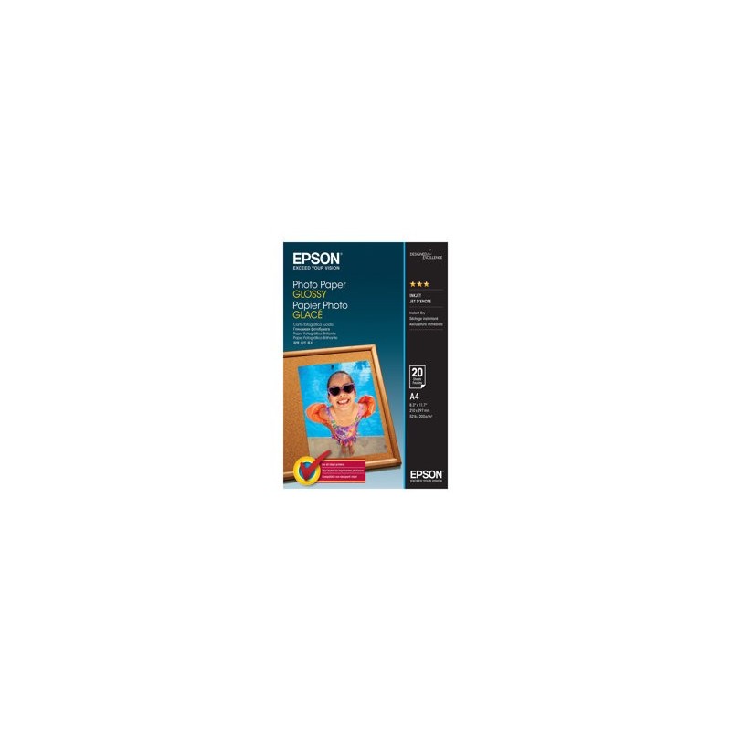 EPSON C13S042538 Papier fotograficzny Glossy 200g A4 20ark EPSON C13S042538 Papier fotograficzny Glossy 200g A4 20ark