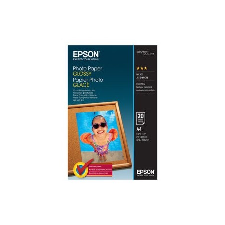 EPSON C13S042538 Papier fotograficzny Glossy 200g A4 20ark EPSON C13S042538 Papier fotograficzny Glossy 200g A4 20ark