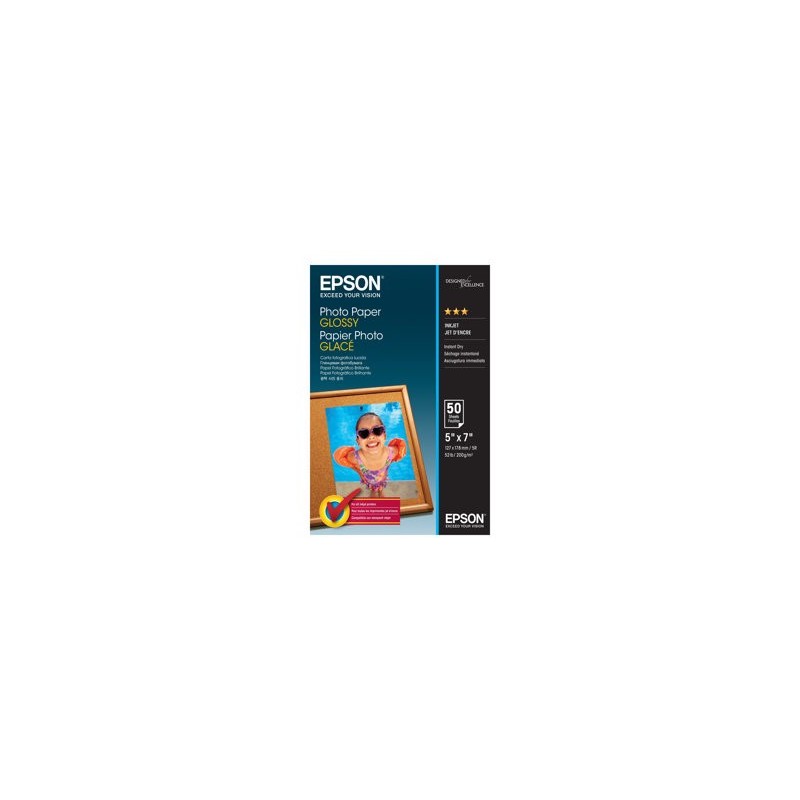 EPSON Photo Paper Glossy 13x18cm 50 sh EPSON Photo Paper Glossy 13x18cm 50 sh