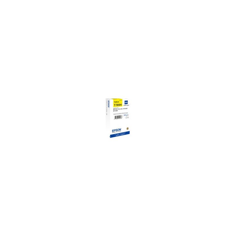 EPSON C13T789440 Tusz Epson yellow T7894 34 ml WF-5110DW/WF-5190DW/WF-5620DWF/WF-5690DWF EPSON C13T789440 Tusz Epson yellow T7894 34 ml WF-5110DW/WF-5190DW/WF-5620DWF/WF-5690DWF