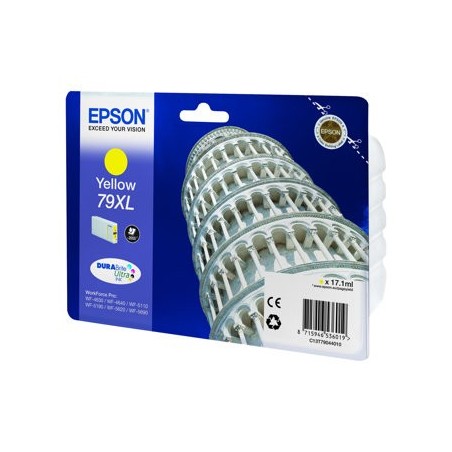 EPSON C13T79044010 Tusz Epson yellow T7904 17 ml WF-5110DW/WF-5190DW/WF-5620DWF/WF-5690DWF EPSON C13T79044010 Tusz Epson yellow T7904 17 ml WF-5110DW/WF-5190DW/WF-5620DWF/WF-5690DWF