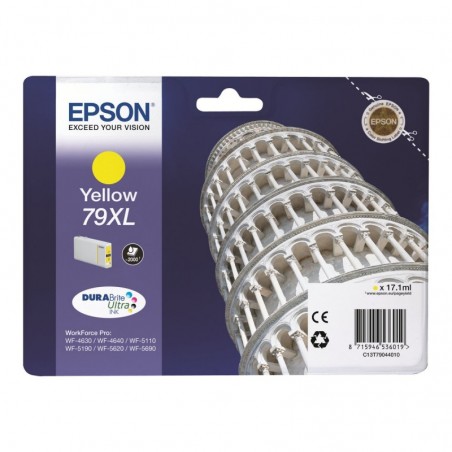 EPSON C13T79044010 Tusz Epson yellow T7904 17 ml WF-5110DW/WF-5190DW/WF-5620DWF/WF-5690DWF EPSON C13T79044010 Tusz Epson yellow T7904 17 ml WF-5110DW/WF-5190DW/WF-5620DWF/WF-5690DWF