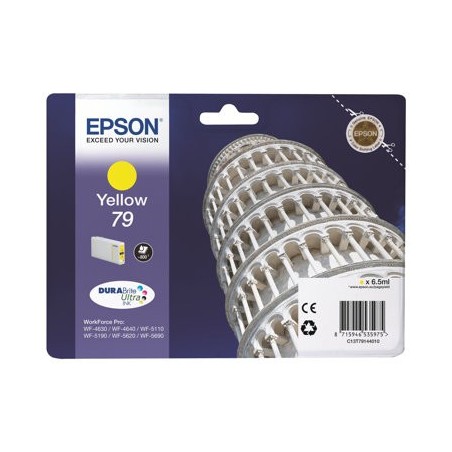 EPSON C13T79144010 Tusz Epson yellow T7914 7 ml WF-5110DW/WF-5190DW/WF-5620DWF/WF-5690DWF EPSON C13T79144010 Tusz Epson yellow T7914 7 ml WF-5110DW/WF-5190DW/WF-5620DWF/WF-5690DWF