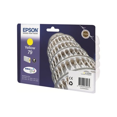 EPSON C13T79144010 Tusz Epson yellow T7914 7 ml WF-5110DW/WF-5190DW/WF-5620DWF/WF-5690DWF EPSON C13T79144010 Tusz Epson yellow T7914 7 ml WF-5110DW/WF-5190DW/WF-5620DWF/WF-5690DWF