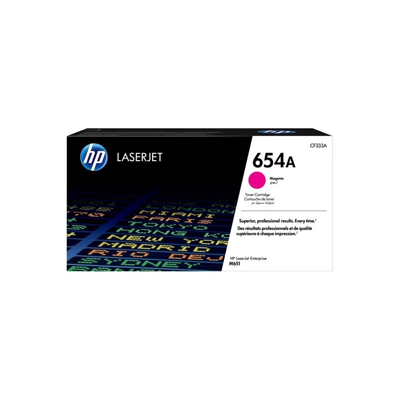 HP 654A Magenta Toner Color LaserJet Enterprise M651 15000 pages HP 654A Magenta Toner Color LaserJet Enterprise M651 15000 pages