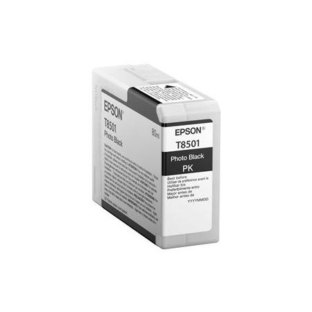 EPSON C13T850100 Tusz Epson T850100 photo black 80 ml SC-P800 EPSON C13T850100 Tusz Epson T850100 photo black 80 ml SC-P800