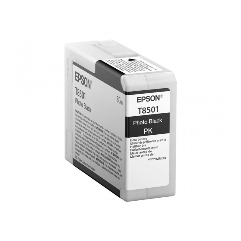 EPSON C13T850100 Tusz Epson T850100 photo black 80 ml SC-P800 EPSON C13T850100 Tusz Epson T850100 photo black 80 ml SC-P800
