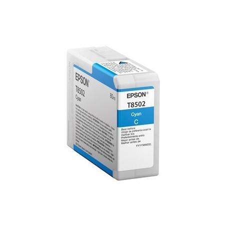 EPSON C13T850200 Tusz Epson T850200 photo cyan 80 ml SC-P800 EPSON C13T850200 Tusz Epson T850200 photo cyan 80 ml SC-P800