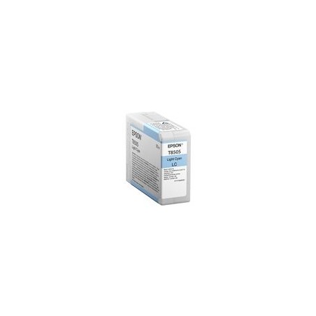 EPSON C13T850500 Tusz Epson T850500 photo light cyan 80 ml SC-P800 EPSON C13T850500 Tusz Epson T850500 photo light cyan 80 ml SC-P800
