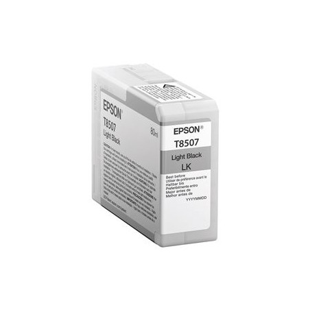 EPSON C13T850700 Tusz Epson T850700 photo light black 80 ml SC-P800 EPSON C13T850700 Tusz Epson T850700 photo light black 80 ml SC-P800