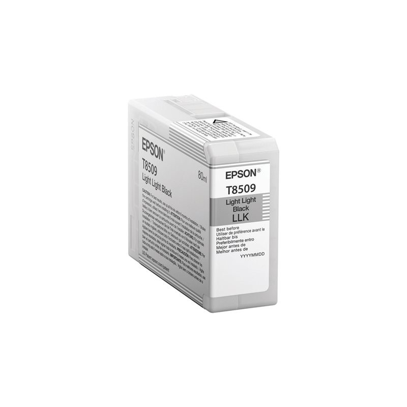 EPSON C13T850900 Tusz Epson T850800 photo light light black 80 ml SC-P800 EPSON C13T850900 Tusz Epson T850800 photo light light black 80 ml SC-P800