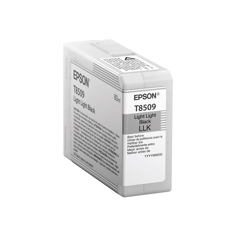 EPSON C13T850900 Tusz Epson T850800 photo light light black 80 ml SC-P800 EPSON C13T850900 Tusz Epson T850800 photo light light black 80 ml SC-P800