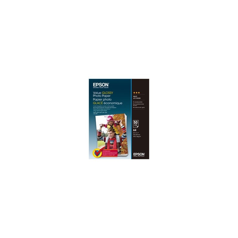 EPSON C13S400036 Papier Epson Value photo 200g A4 50 ark EPSON C13S400036 Papier Epson Value photo 200g A4 50 ark