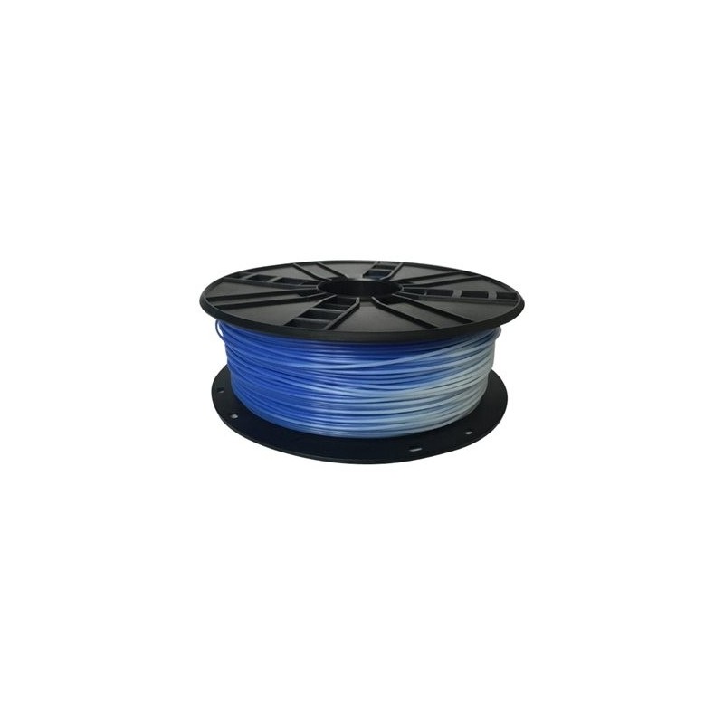 GEMBIRD 3DP-ABS1.75-01-BW Filament Gembird ABS niebiesko-biały 1,75mm 1kg