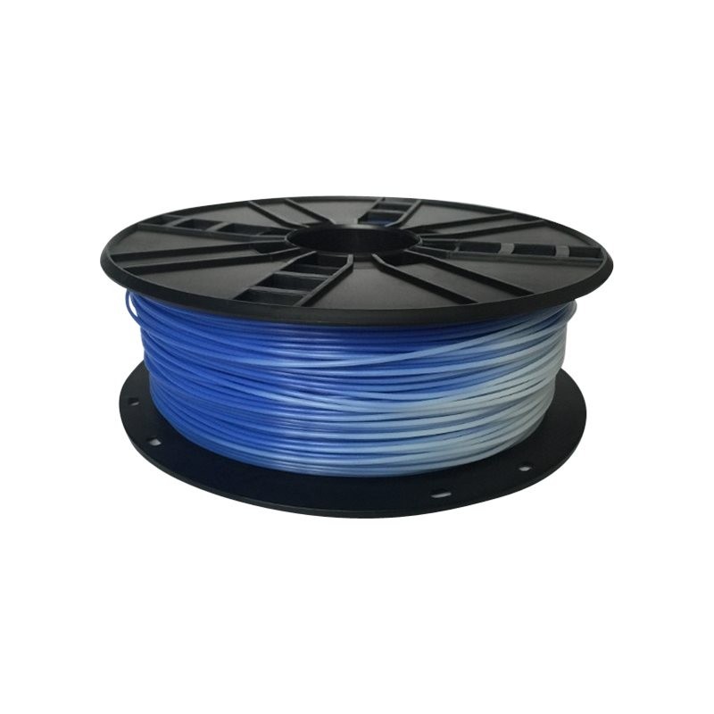 GEMBIRD 3DP-ABS1.75-01-BW Filament Gembird ABS niebiesko-biały 1,75mm 1kg