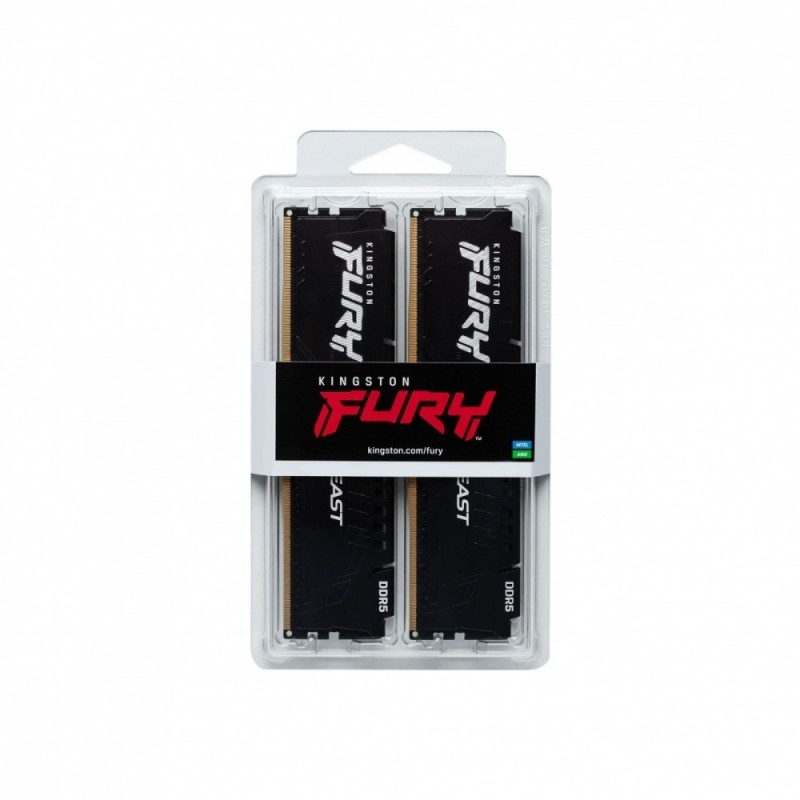 Pamięć DDR5 Fury Beast Black 32GB(2*16GB)/6000 CL36