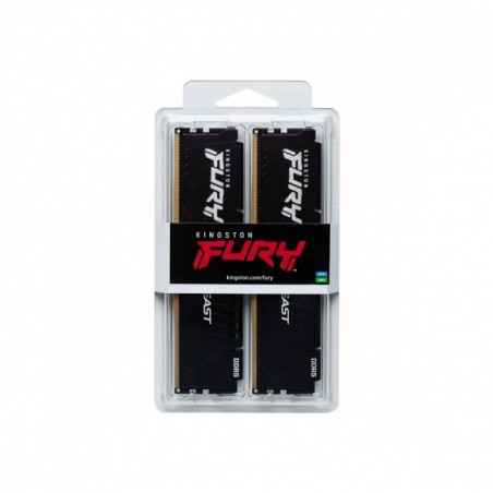 Pamięć DDR5 Fury Beast Black 32GB(2*16GB)/6000 CL36 Pamięć DDR5 Fury Beast Black 32GB(2*16GB)/6000 CL36