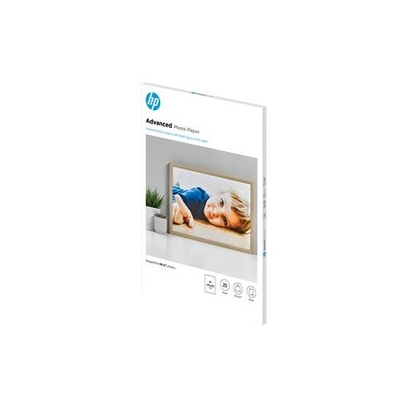 HP Advanced glossy photo paper white inkjet 250g/m2 A3 20 sheets 1-pack HP Advanced glossy photo paper white inkjet 250g/m2 A3 20 sheets 1-pack