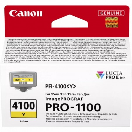 Tusz PFI-4100 Y Żółty 6780C001 Tusz PFI-4100 Y Żółty 6780C001