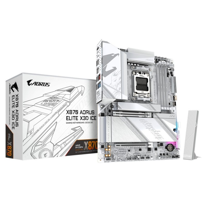 Płyta główna X870 AORUS ELITE X3D ICE AM5 4DDR5 HDMI ATX 