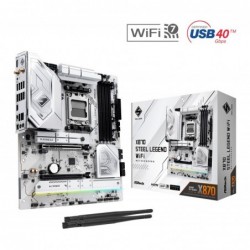 Płyta główna X870 STEEL LEGEND WIFI AM5 4DDR5 M.2 ATX Płyta główna X870 STEEL LEGEND WIFI AM5 4DDR5 M.2 ATX