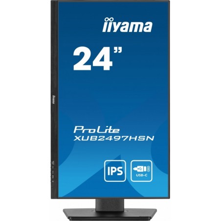 Monitor 24 cale XUB2497HSN-B2 IPS, USB-C Dock, HDMI, DP, 300cd, Pivot, HAS Monitor 24 cale XUB2497HSN-B2 IPS, USB-C Dock, HDMI, DP, 300cd, Pivot, HAS