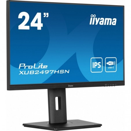 Monitor 24 cale XUB2497HSN-B2 IPS, USB-C Dock, HDMI, DP, 300cd, Pivot, HAS Monitor 24 cale XUB2497HSN-B2 IPS, USB-C Dock, HDMI, DP, 300cd, Pivot, HAS