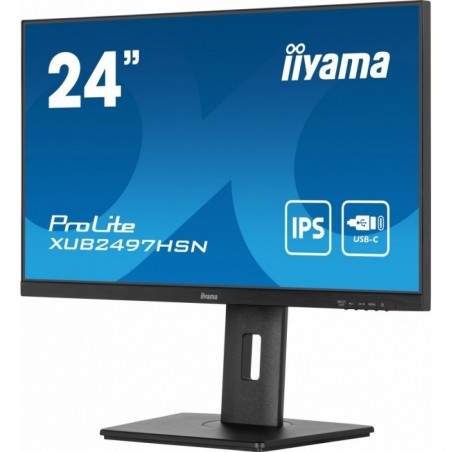 Monitor 24 cale XUB2497HSN-B2 IPS, USB-C Dock, HDMI, DP, 300cd, Pivot, HAS Monitor 24 cale XUB2497HSN-B2 IPS, USB-C Dock, HDMI, DP, 300cd, Pivot, HAS