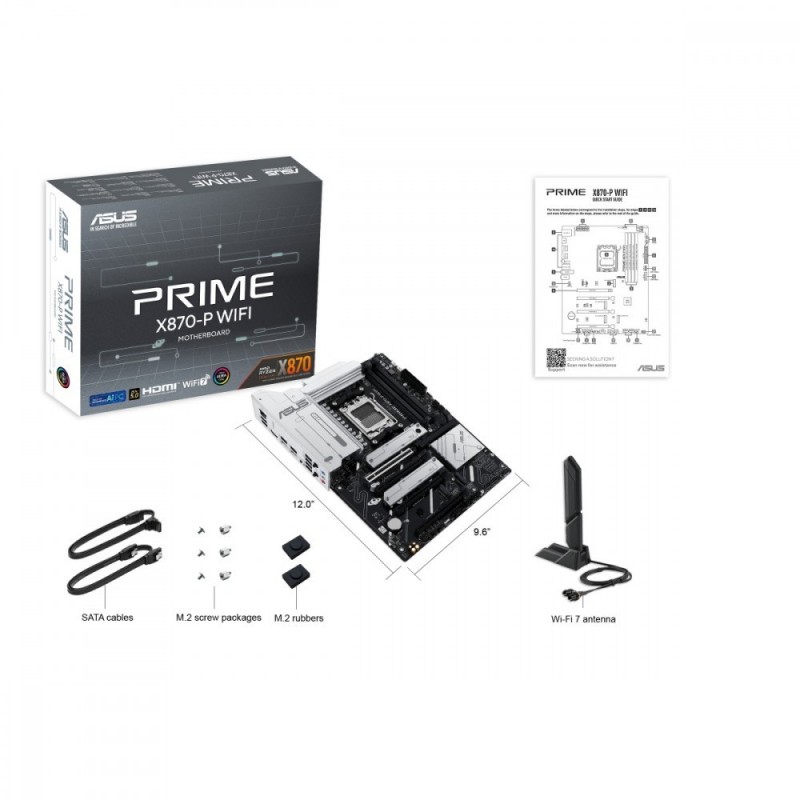 Płyta główna PRIME X870-P WIFI AM5 4 DDR5 HDMI/USB-C 