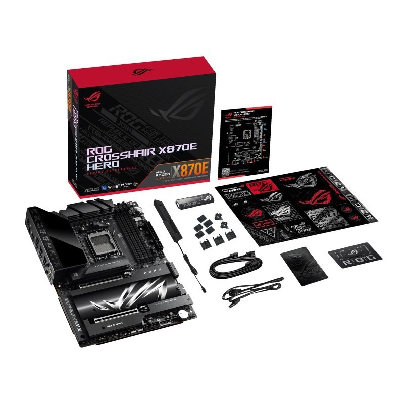 Płyta główna ROG CROSSHAIR X870E HERO AM5 4DDR5 HDMI/USB-C 