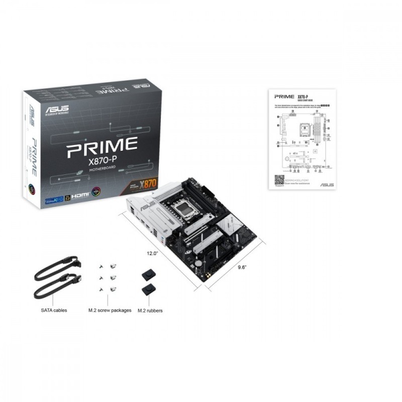 Płyta główna PRIME X870-P AM5 4DDR5 HDMI/USB-C ATX Płyta główna PRIME X870-P AM5 4DDR5 HDMI/USB-C ATX