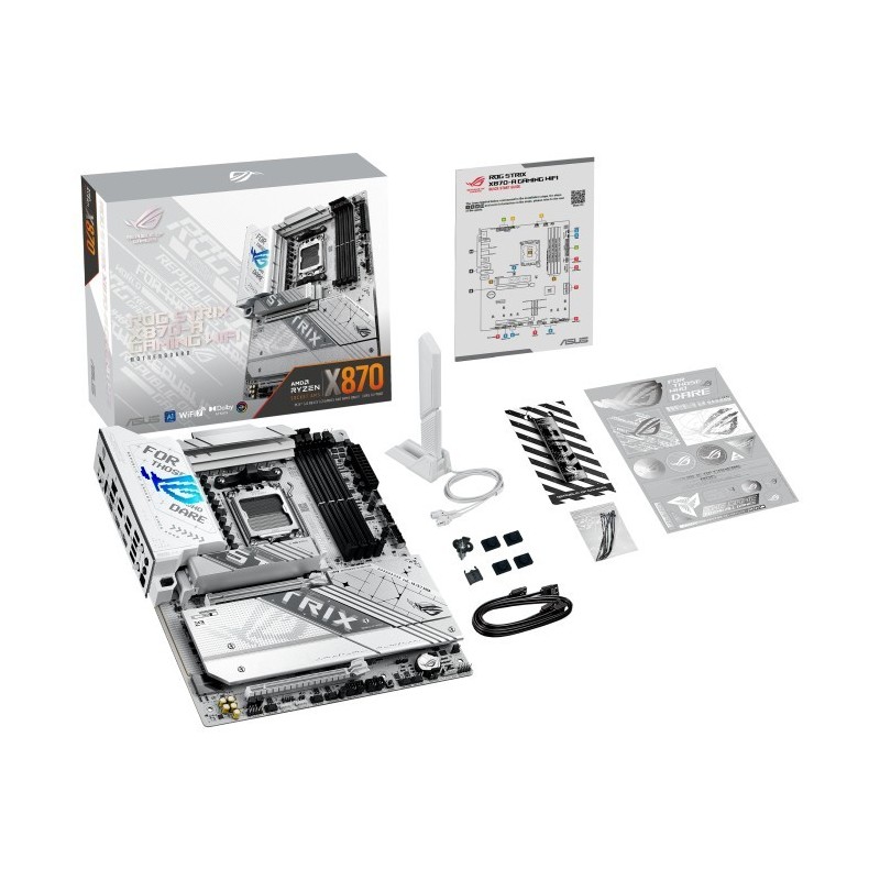 Płyta główna ROG STRIX X870-A GAMING WIFI AM5 4DDR5 HDMI/USBC Płyta główna ROG STRIX X870-A GAMING WIFI AM5 4DDR5 HDMI/USBC