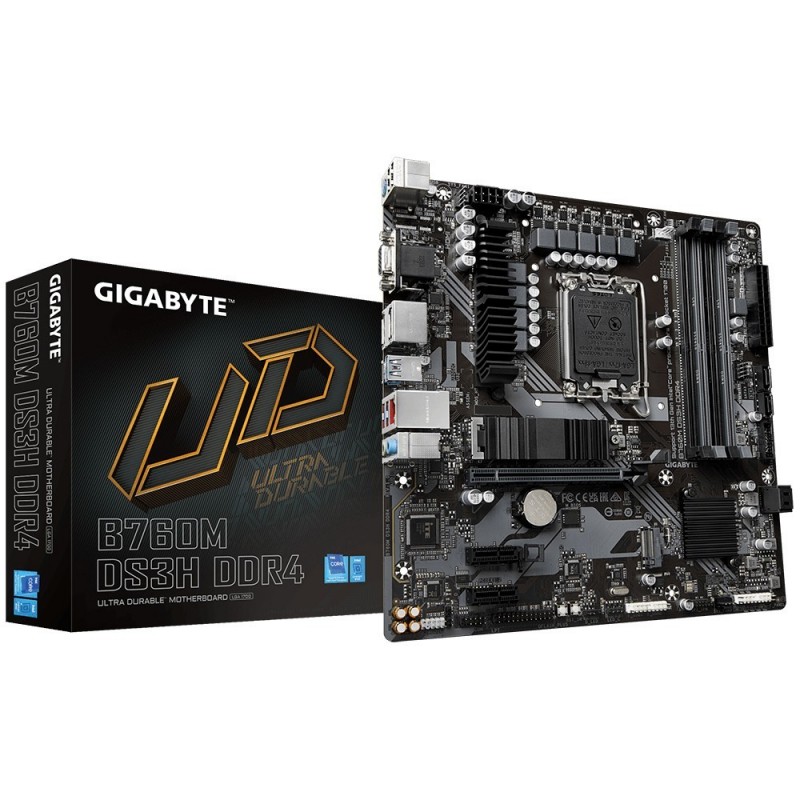 Płyta główna B760M DS3H s1700 4DDR5 HDMI/DP/DSUB mATX 