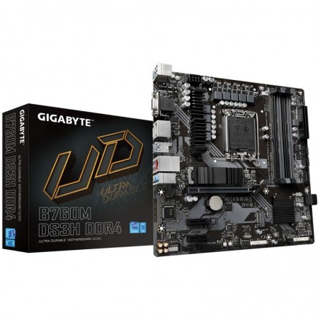 Płyta główna B760M DS3H s1700 4DDR5 HDMI/DP/DSUB mATX Płyta główna B760M DS3H s1700 4DDR5 HDMI/DP/DSUB mATX