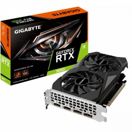 Karta graficzna RTX 3050 WINDFORCE OC 6 GB GDDR6 96bit 2DP/2HDMI Karta graficzna RTX 3050 WINDFORCE OC 6 GB GDDR6 96bit 2DP/2HDMI