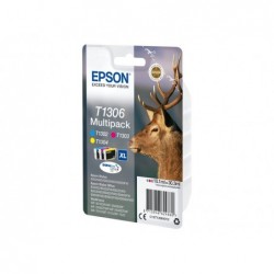 EPSON T1306 ink cartridge tri-colour extra high capacity 3 x 10.1ml 3-pack RF-AM blister DURABrite Ultra Ink EPSON T1306 ink cartridge tri-colour extra high capacity 3 x 10.1ml 3-pack RF-AM blister DURABrite Ultra Ink
