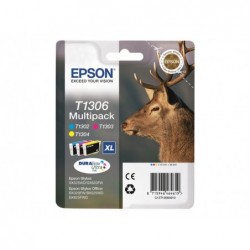 EPSON T1306 ink cartridge tri-colour extra high capacity 3 x 10.1ml 3-pack RF-AM blister DURABrite Ultra Ink EPSON T1306 ink cartridge tri-colour extra high capacity 3 x 10.1ml 3-pack RF-AM blister DURABrite Ultra Ink