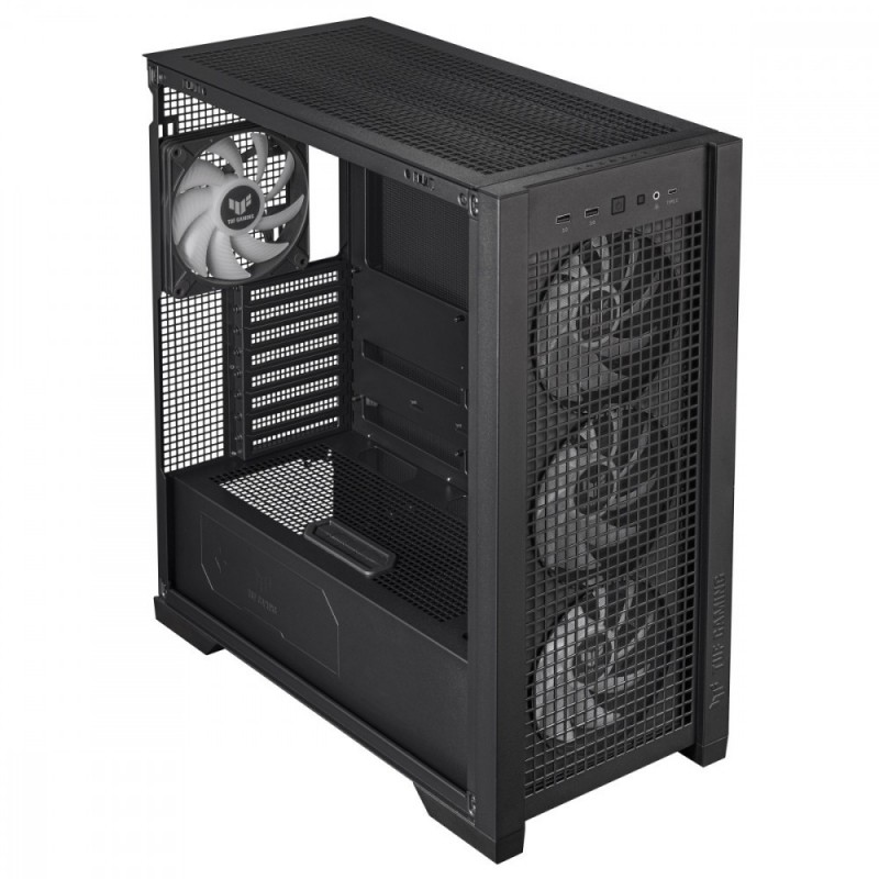 Obudowa TUF Gaming GT302 TG ARGB ATX czarna Obudowa TUF Gaming GT302 TG ARGB ATX czarna