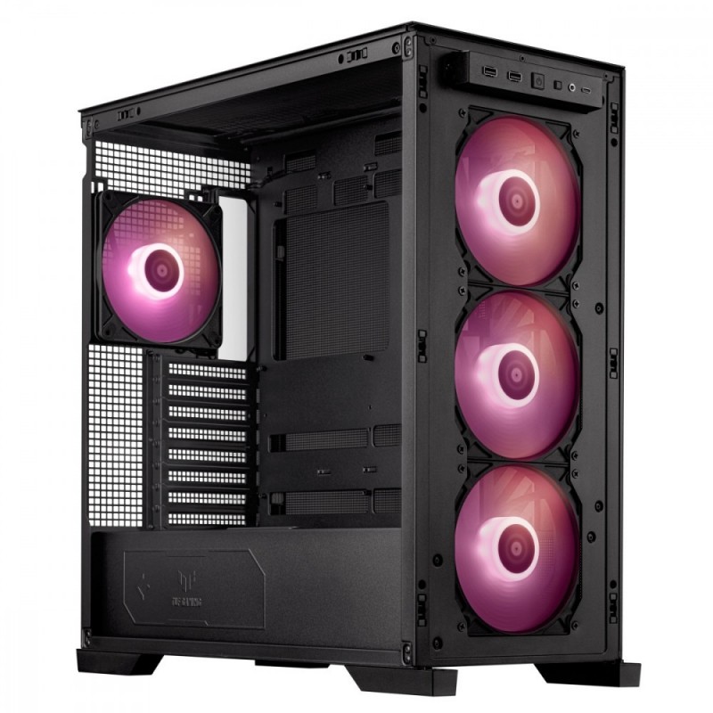 Obudowa TUF Gaming GT302 TG ARGB ATX czarna Obudowa TUF Gaming GT302 TG ARGB ATX czarna