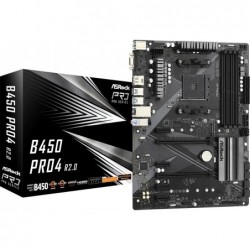 Płyta główna B450 PRO4 R2.0 AM4 4DDR4 DP/HDMI M.2 USB3.2 ATX 