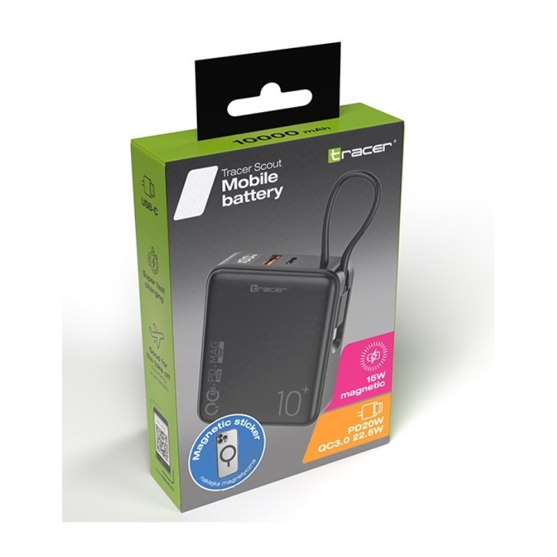 Powerbank Scout 1000mAh MAG+PD+QC  Powerbank Scout 1000mAh MAG+PD+QC