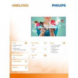 Monitor wielkoformatowy 49BDL2105X 49 cali Monitor wielkoformatowy 49BDL2105X 49 cali