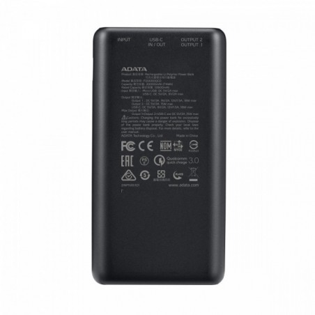 Powerbank P20000QCD 20000mAh Czarny QC/PD Powerbank P20000QCD 20000mAh Czarny QC/PD